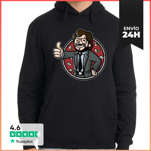 Sudadera Unisex Con Capucha Vault Professor LaTostadora