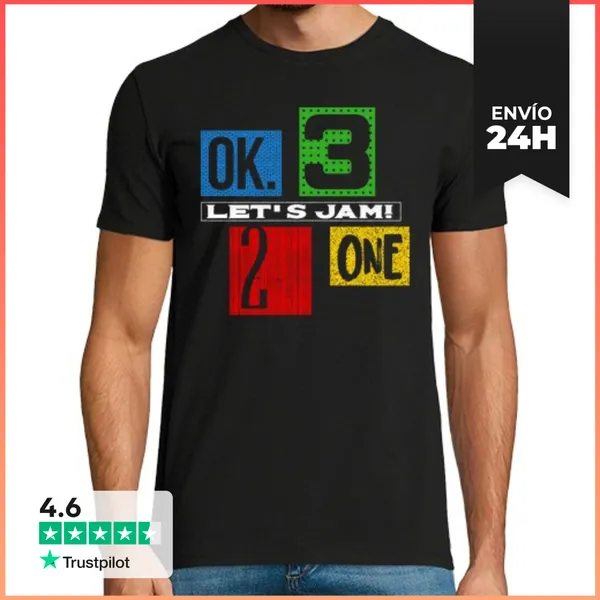 Camiseta Hombre Clásica Ok.3-2-1 LaTostadora