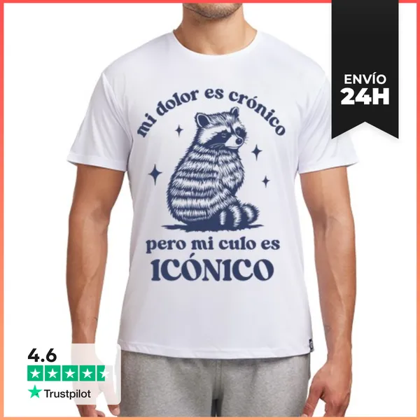 Camiseta Deportiva Hombre Mi Culo Es Icónico LaTostadora