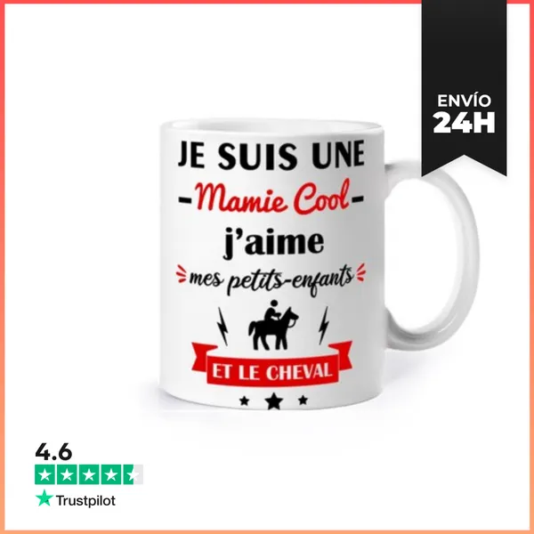 Taza Genial Abuelita Caballo Equitación LaTostadora