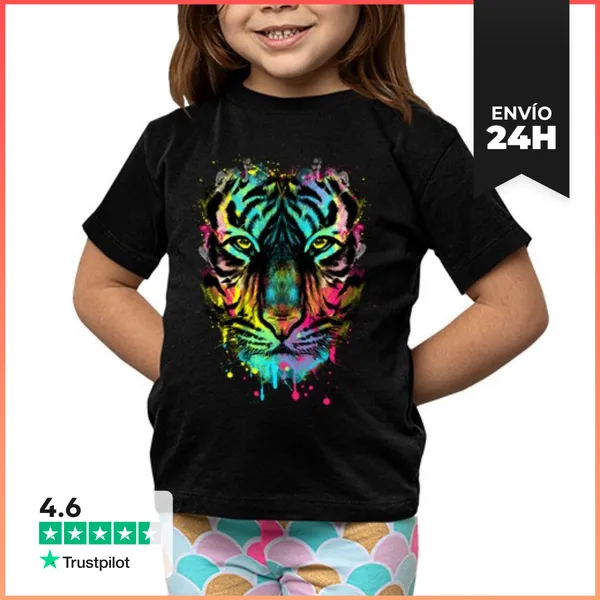 Camiseta Clásica Para Niños Buscando Colores LaTostadora