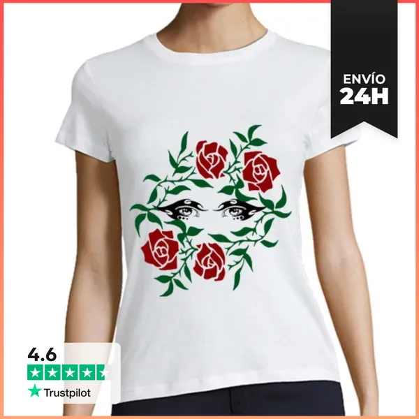 Camiseta Mujer Clásica Eyes LaTostadora