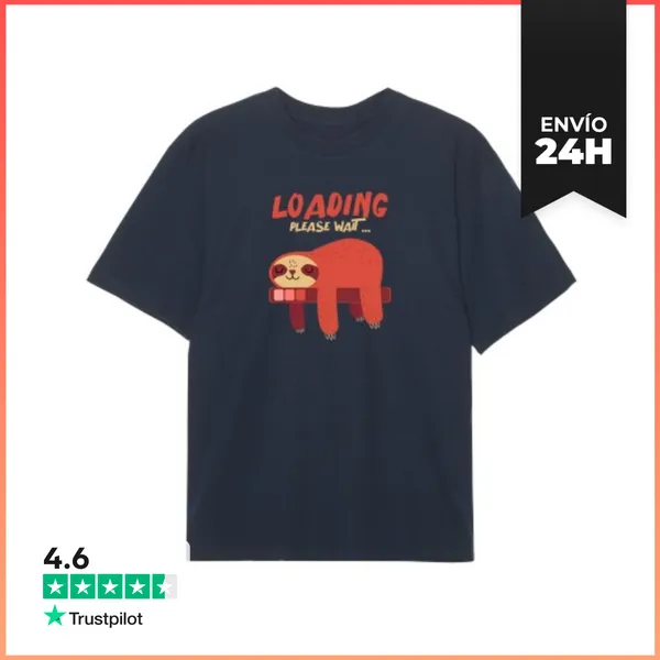 Camiseta Oversize Cargando LaTostadora