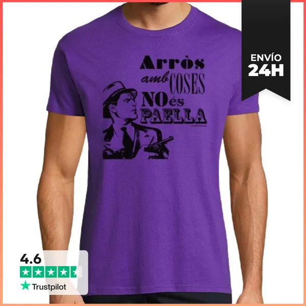 Camiseta Hombre Clásica Arròs Amb Coses II LaTostadora