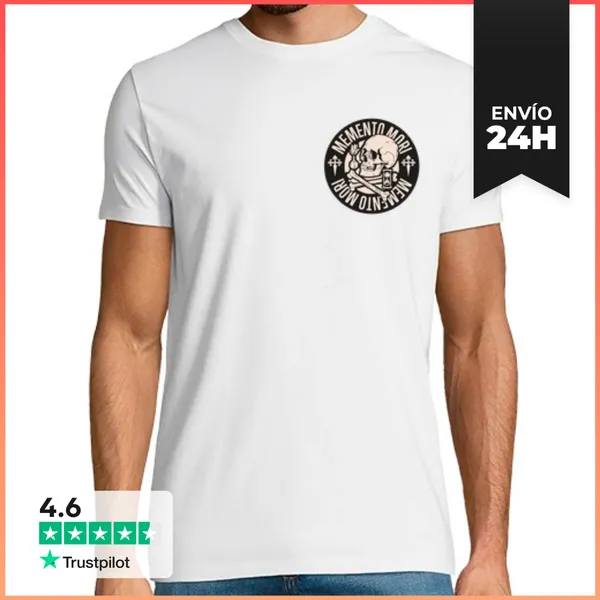 Camiseta Hombre Clásica Memento Mori LaTostadora