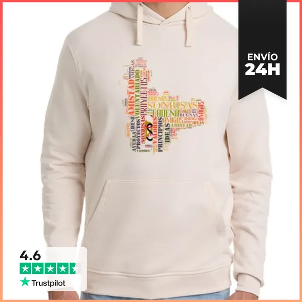 Sudadera Unisex Con Capucha LOGO VALLADOLID LaTostadora
