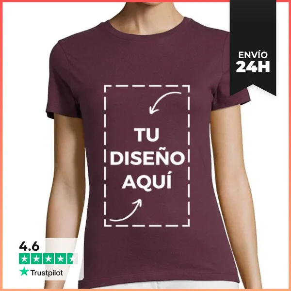 Camiseta Mujer Clásica Camiseta Mujer Personalizada LaTostadora