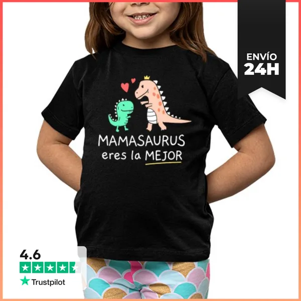 Camiseta Clásica Para Niños Mamasaurus Eres La Mejor Regalos Día