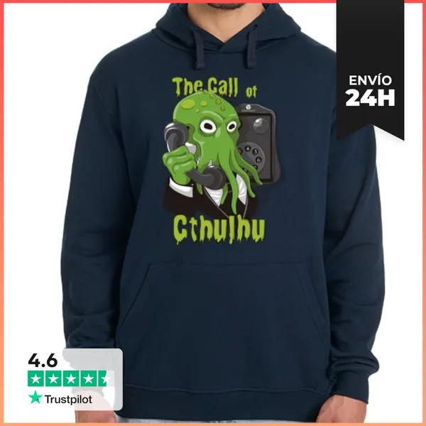 Sudadera Unisex Con Capucha La Llamada De Cthulhu LaTostadora