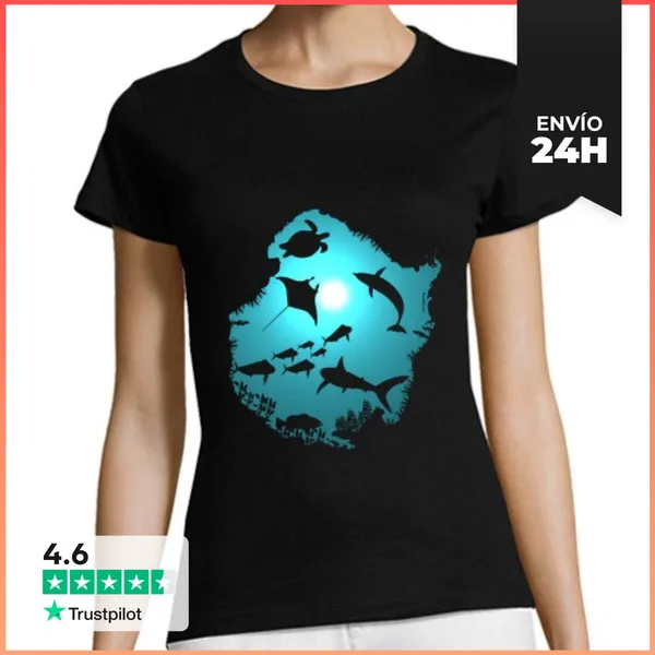 Camiseta Mujer Clásica Underwater Dream LaTostadora
