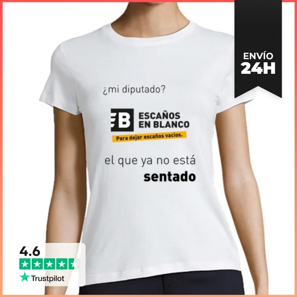 Camiseta Mujer Clásica Mi Diputado, El Que Ya No Está Sentado