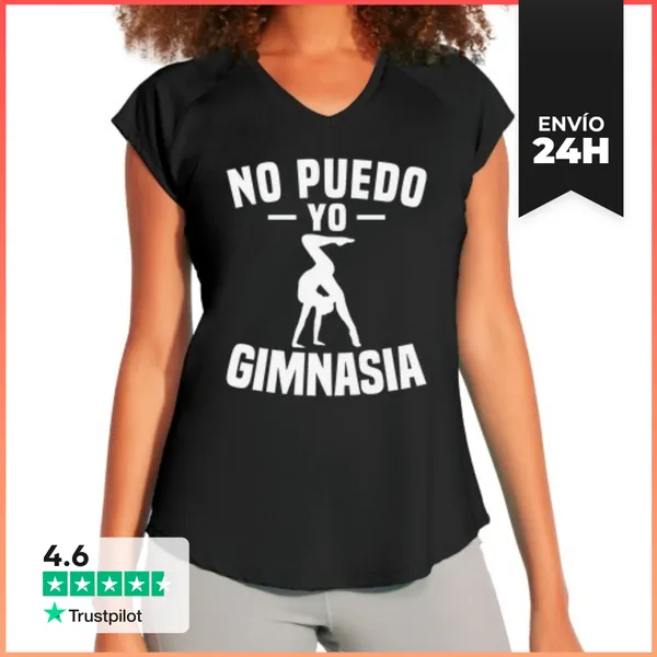 Camiseta Deportiva Mujer No Puedo Yo Gimnasia LaTostadora