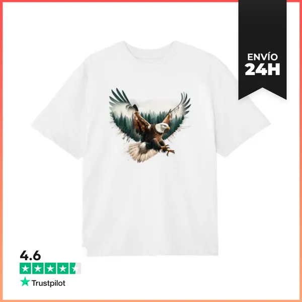 Camiseta Oversize ÁGUILA BOSQUE LaTostadora