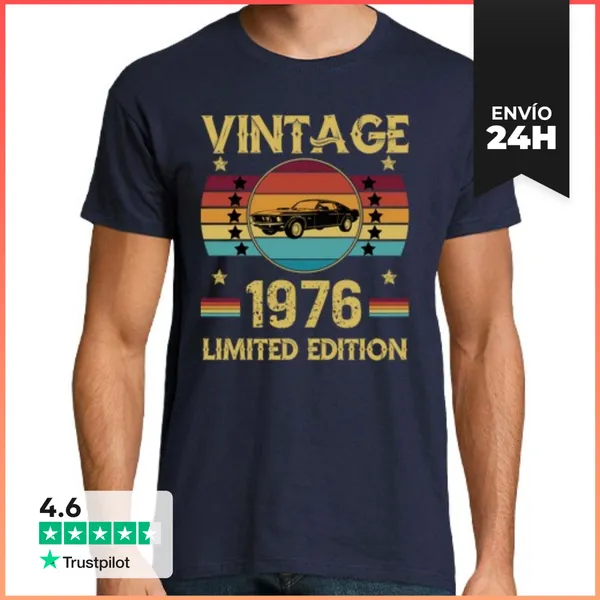Camiseta Hombre Clásica Coche De Carreras Clasico Edicion Limit