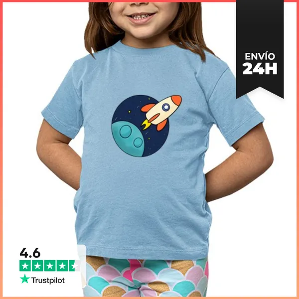 Camiseta Clásica Para Niños Space LaTostadora