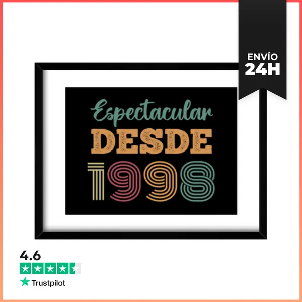 Cuadro Con Marco Horizontal ESPECTACULAR DESDE 1998 LaTostadora