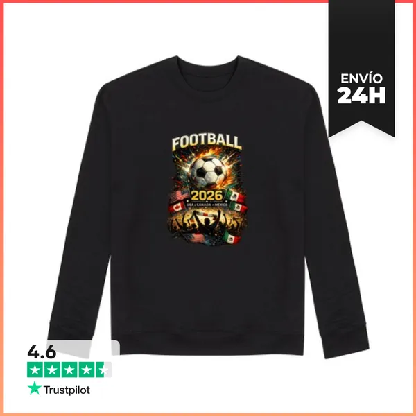 Sudadera Unisex Fútbol 2026 LaTostadora