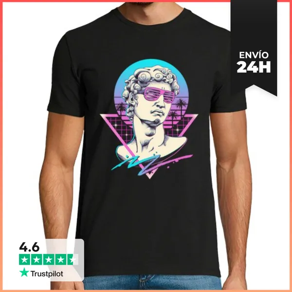 Camiseta Hombre Clásica Camisa De Vapor Swag Para Hombre
