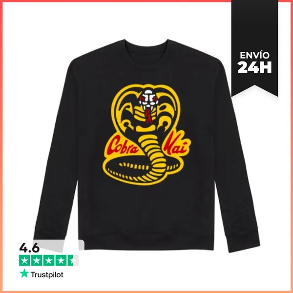 Sudadera Unisex Karate Kid: Cobra Kai LaTostadora