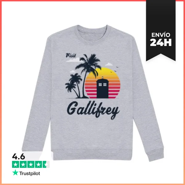 Sudadera Unisex Visit Gallifrey LaTostadora