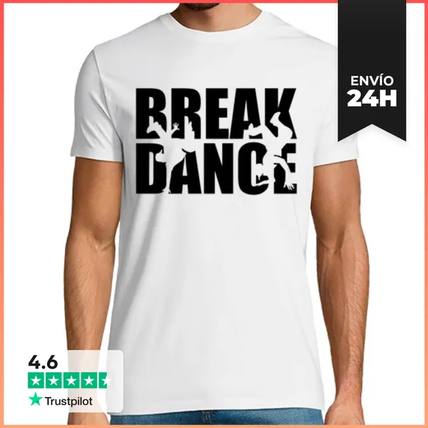 Camiseta Hombre Clásica Break Dance LaTostadora