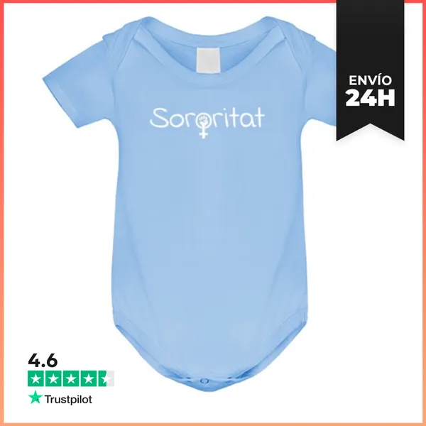 Body Bebé Sororitat (blanco) LaTostadora