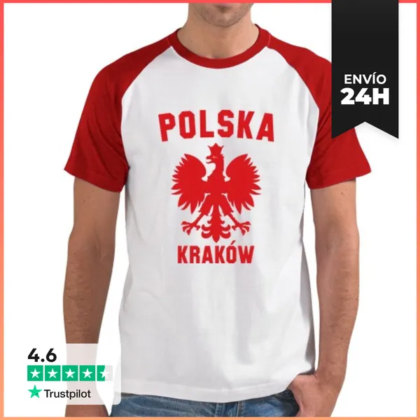 Camiseta Hombre, Estilo Béisbol Polonia Cracovia LaTostadora