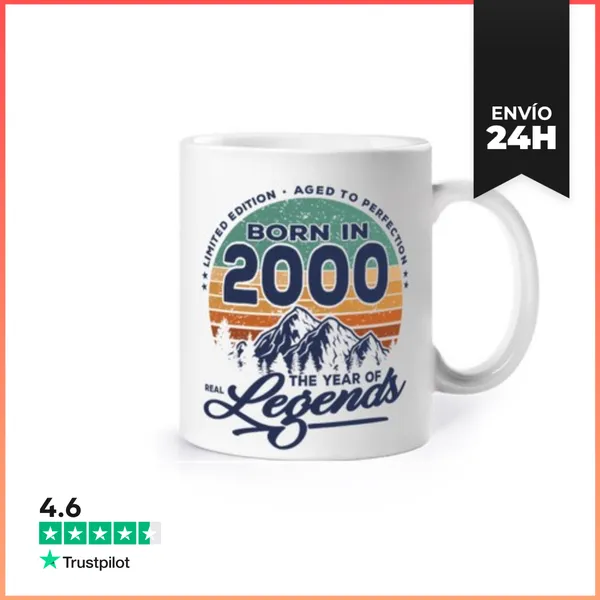Taza Las Leyendas Reales Nacen En 2000 LaTostadora