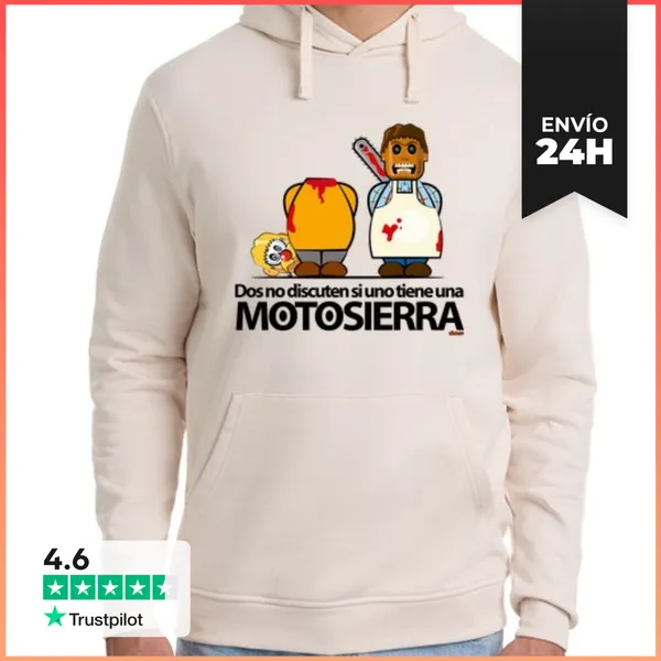Sudadera Unisex Con Capucha Dos No Discuten LaTostadora