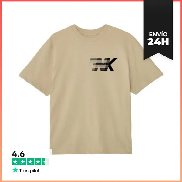 Camiseta Oversize Unisex, Camiseta Oversize, Beige LaTostadora