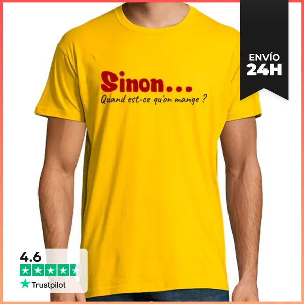 Camiseta Hombre Clásica Cuando Se Quon Comer? LaTostadora