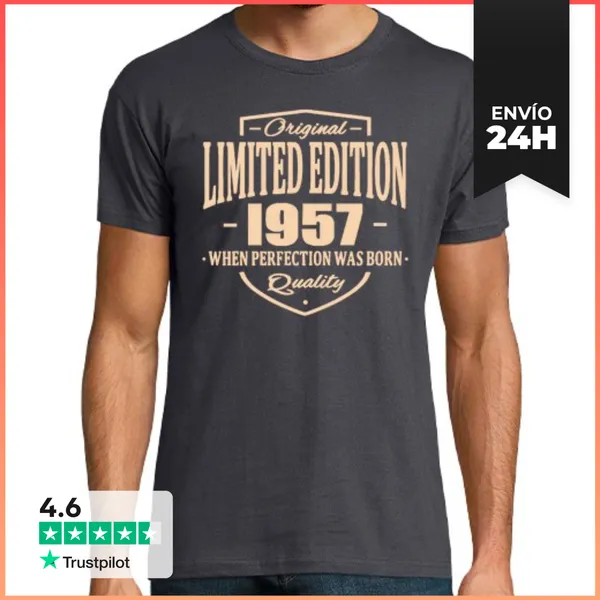 Camiseta Hombre Clásica Edición Limitada 1957 LaTostadora