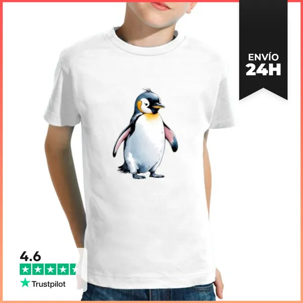 Camiseta Clásica Para Niños Pingüino LaTostadora