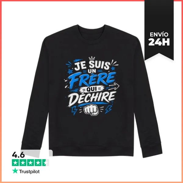 Sudadera Unisex Soy Un Hermano Que Arrasa LaTostadora