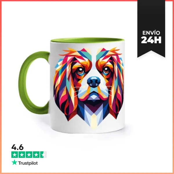 Taza De Colores Cavalier King Charles Spaniel Blenheim Tazas Mugs