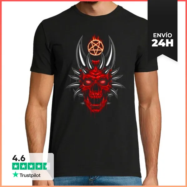 Camiseta Hombre Clásica Lucifer LaTostadora