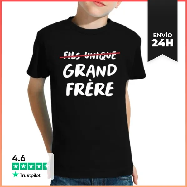 Camiseta Clásica Para Niños Anuncio De Regalo Sorpresa De Hermano