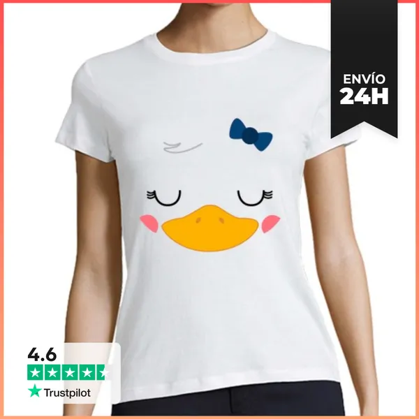 Camiseta Mujer Clásica Pato Chica LaTostadora