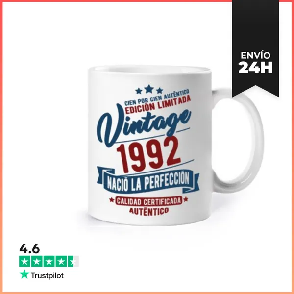 Taza 1992 Nació La Perfección LaTostadora