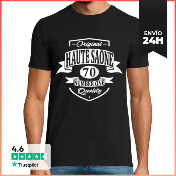 Camiseta Hombre Clásica Departamento 70 Alto Saône LaTostadora