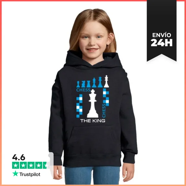 Sudadera Para Niños Con Capucha El Rey - Select 5 LaTostadora