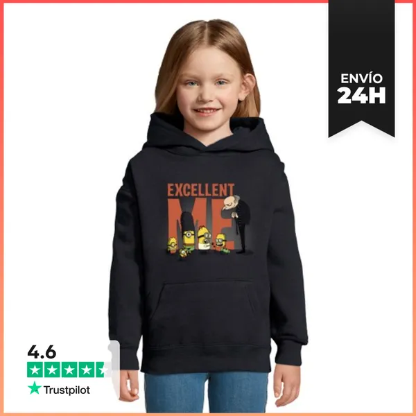 Sudadera Para Niños Con Capucha Burns, Mi Villano Favorito