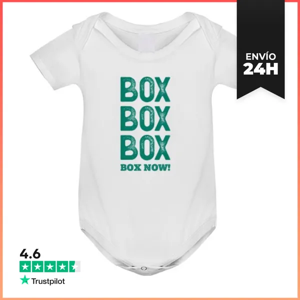 Body Bebé BOX BOX BOX BOX NOW F1 LaTostadora