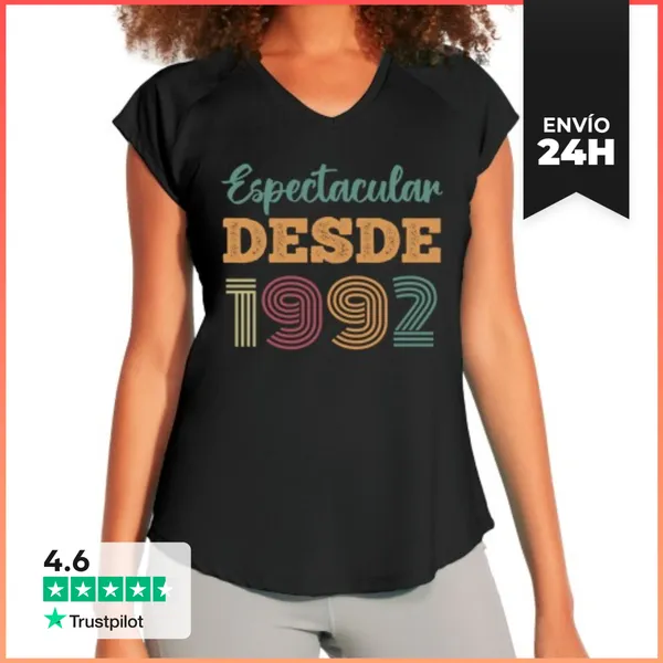 Camiseta Deportiva Mujer ESPECTACULAR DESDE 1992 LaTostadora