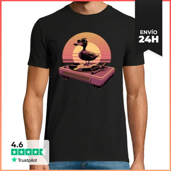Camiseta Hombre Clásica Duck Lover LaTostadora