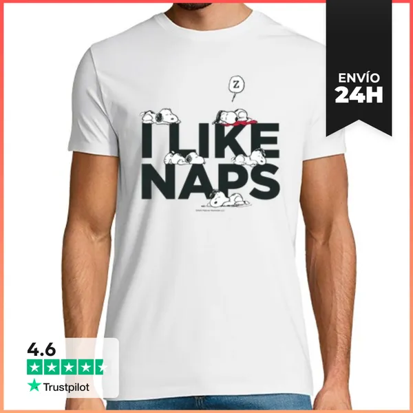 Camiseta Hombre Clásica Me Gusta Dormir La Siesta LaTostadora