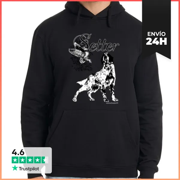 Sudadera Unisex Con Capucha Hombre, Jersey Con Capucha, Negro