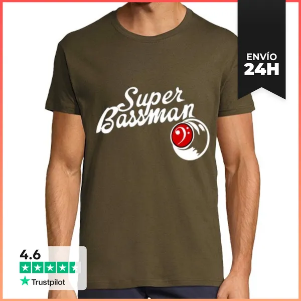 Camiseta Hombre Clásica SuperBassman LaTostadora