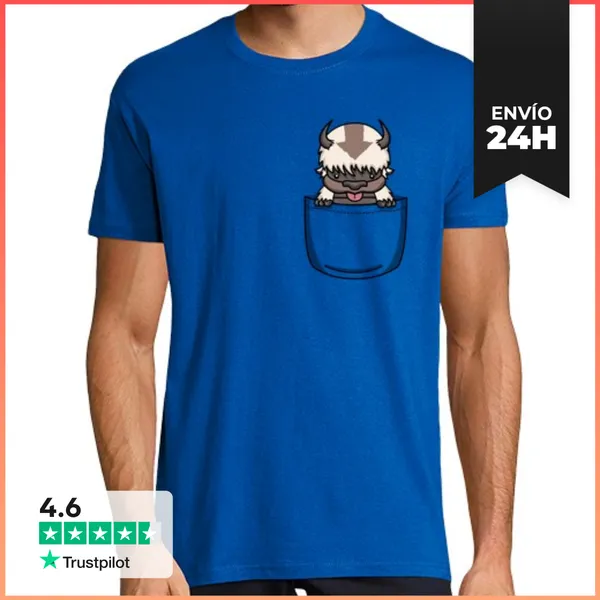 Camiseta Hombre Clásica Appa Avatar Aang LaTostadora