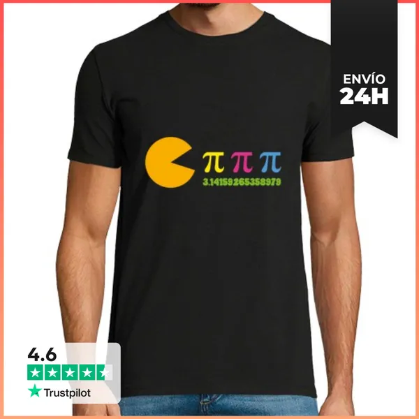 Camiseta Hombre Clásica Videojuego Retro De Humor Pi LaTostadora